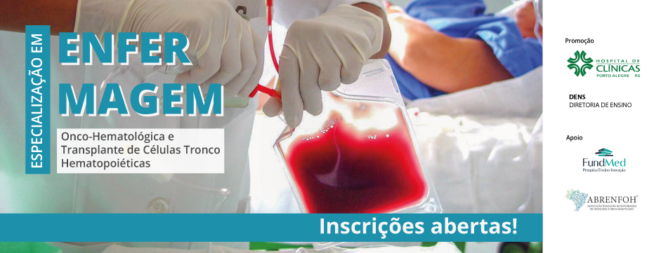 Especialização em Enfermagem em Onco-Hematologia e Transplante de Células-Tronco Hematopoiéticas