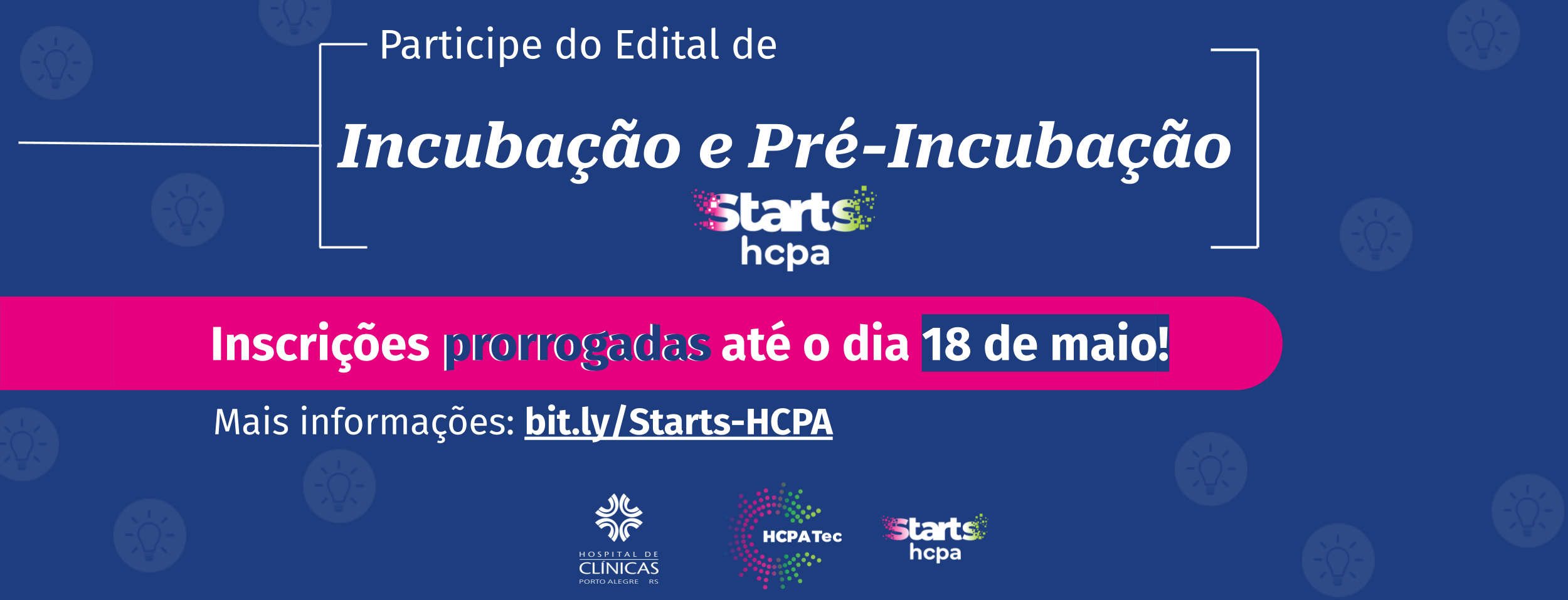 Edital Starts 2026 prorroga