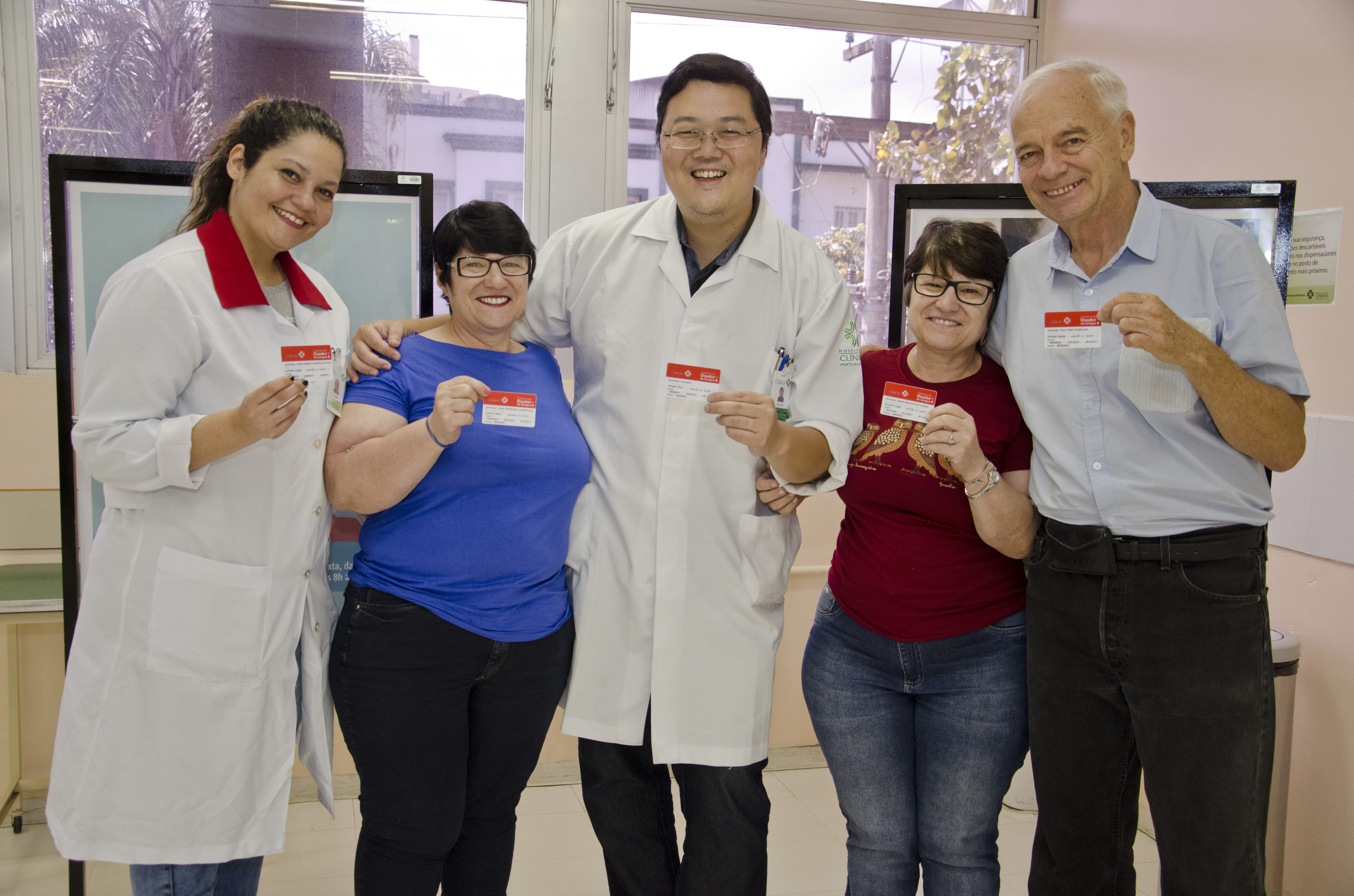novas carteirinhas para doadores de sangue 26.02 1