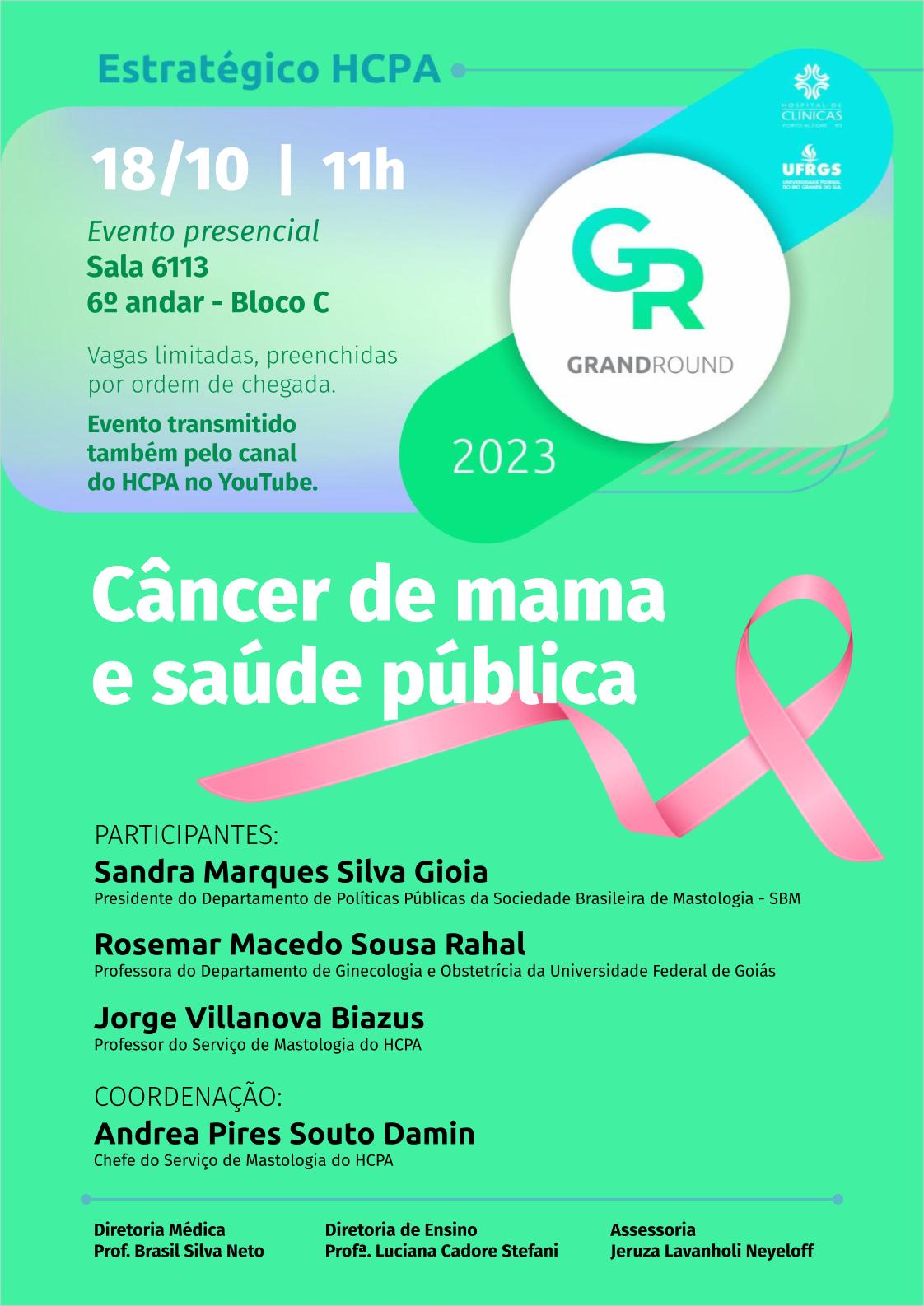 cartaz grand round 2023 10 18