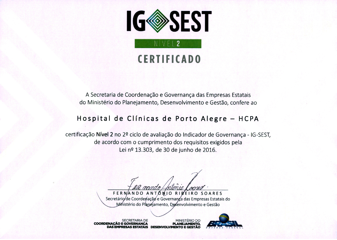 certificacdo sest