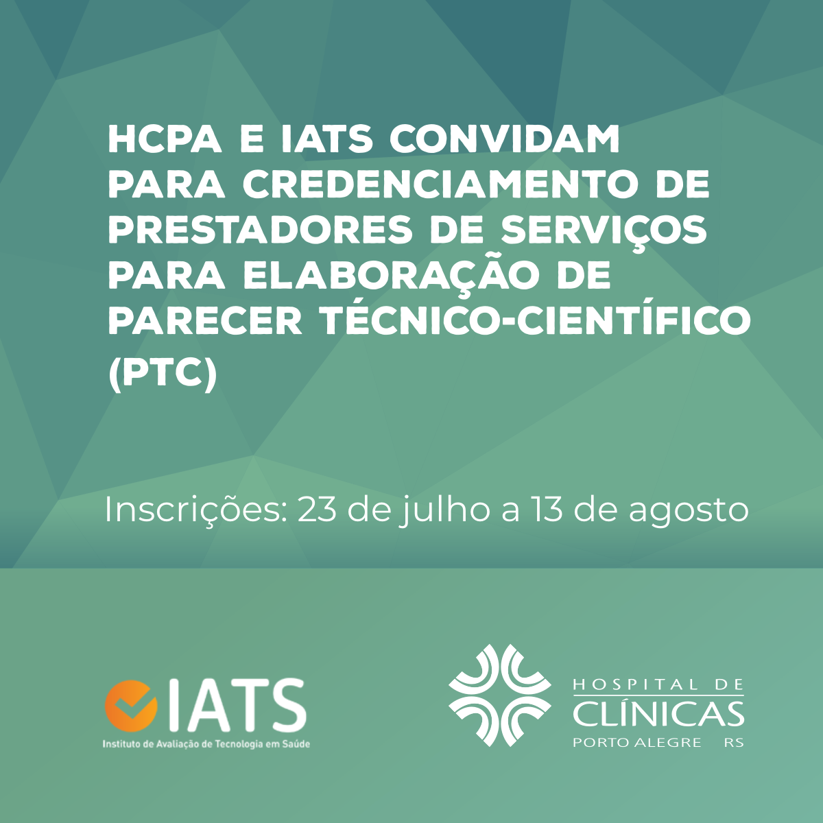 comunicado iats credenciamento de prestadores de servico parecer tecnico cientifico