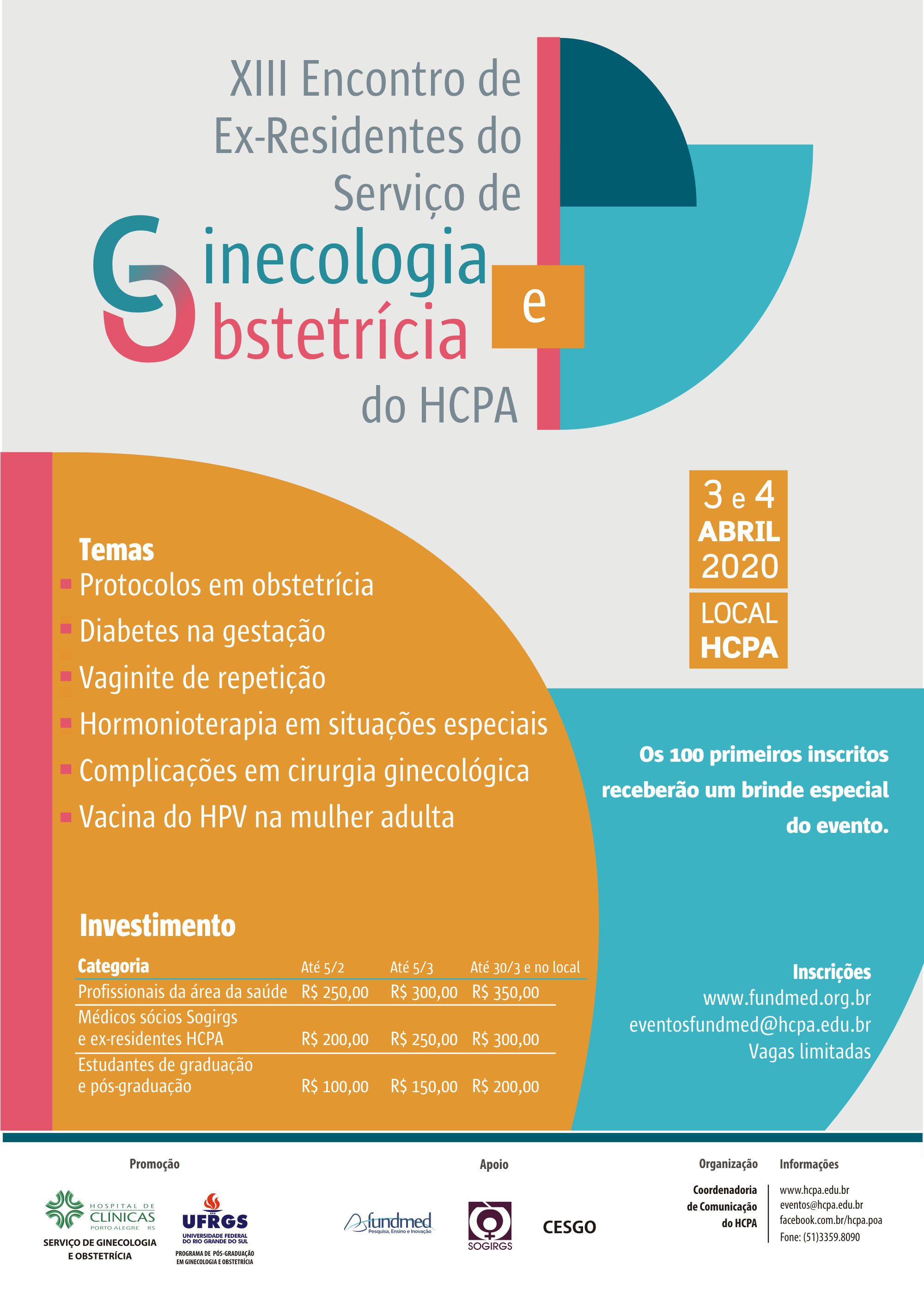 encontro de ginecologia e obstetricia cartaz