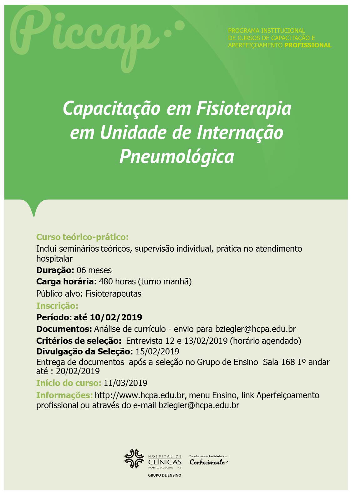 fisioterapia em unidade de internacao pneumologica 2019