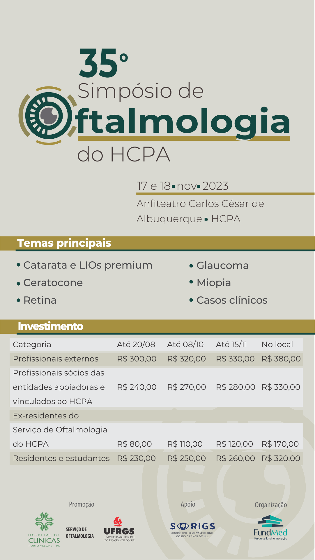 simposio de oftalmo cartaz stories